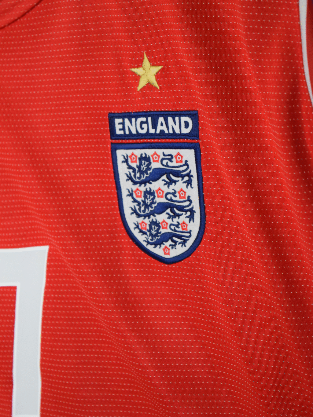 2004 England Away - David Beckham #7 XL no-mpn