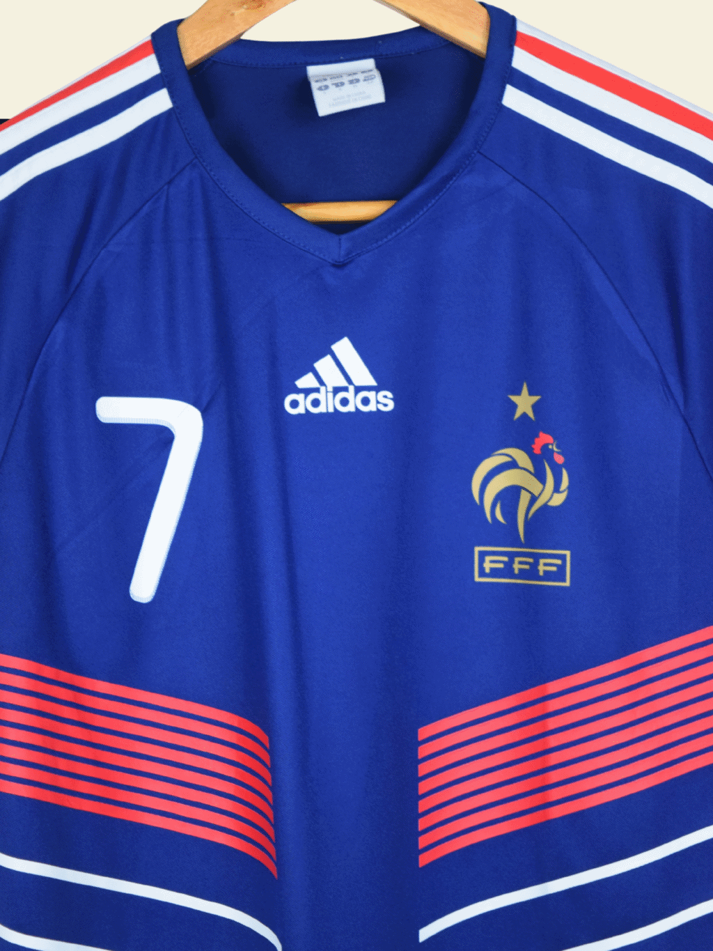 2009 France Home - Frank Ribery #7 Small P41149 Adidas