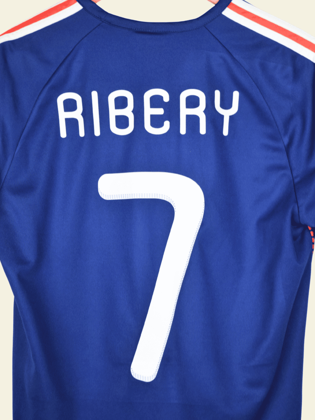 2009 France Home - Frank Ribery #7 Small P41149 Adidas