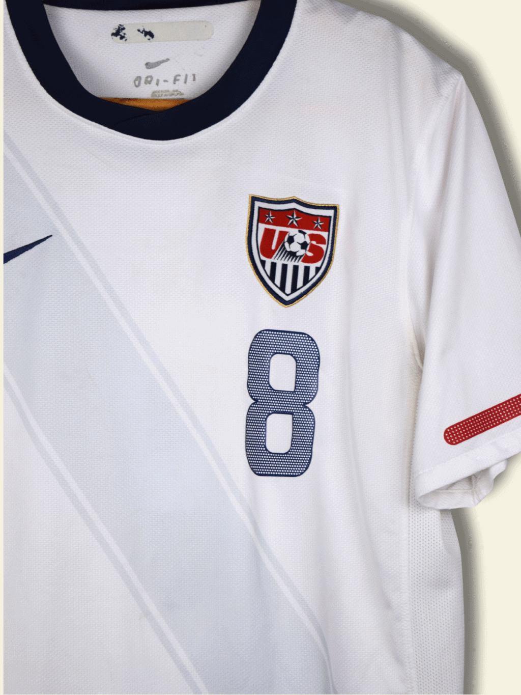 2010 USA Away - Clint Dempsey #8 Medium 369253-105 Nike