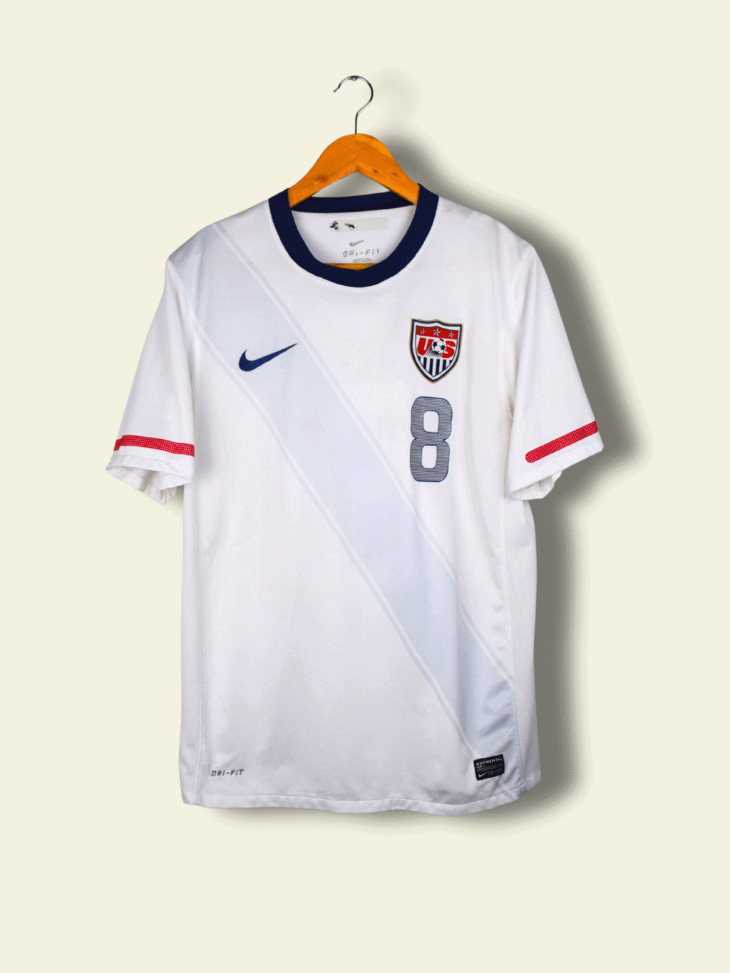 2010 USA Away - Clint Dempsey #8 Medium 369253-105 Nike