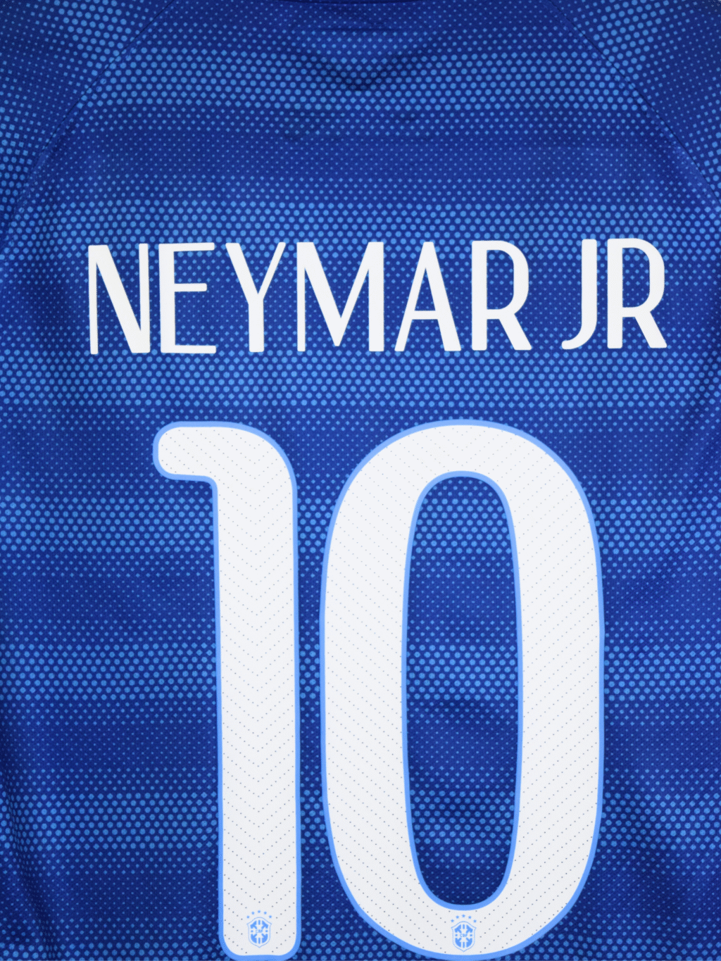 2014 Brazil Away - Neymar Jr #10 Small 5752822-493 Nike