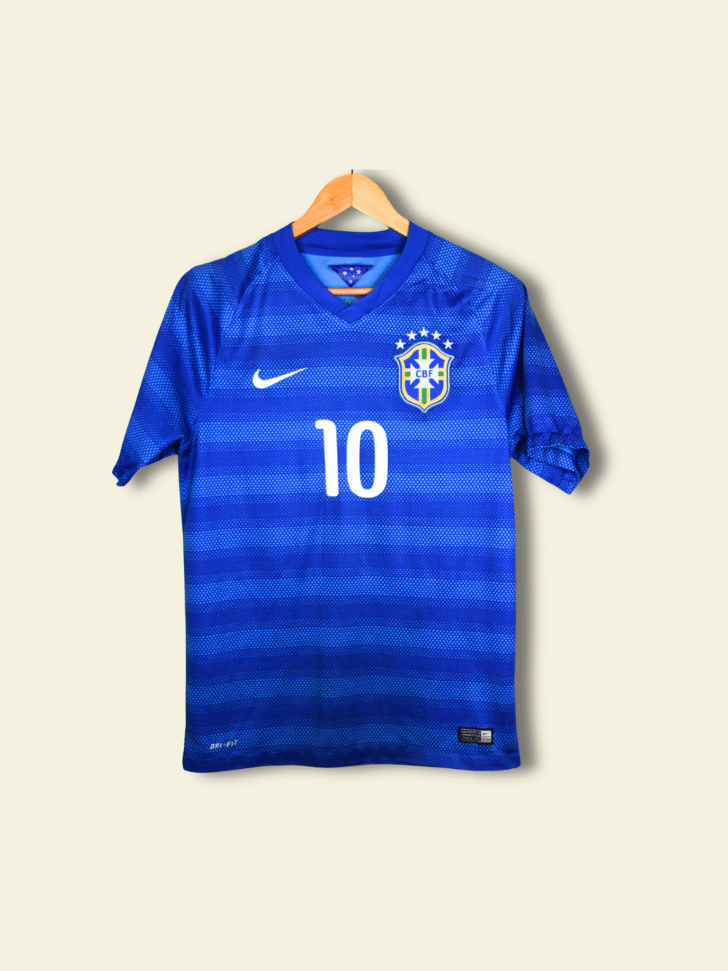 2014 Brazil Away - Neymar Jr #10 Small 5752822-493 Nike