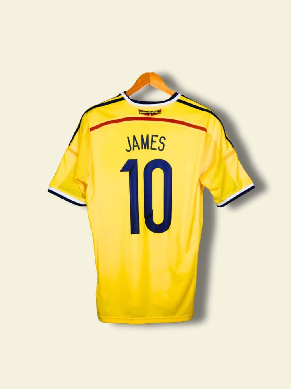 2014 Colombia Home - James Rodriguez #10 Medium G85387 Adidas