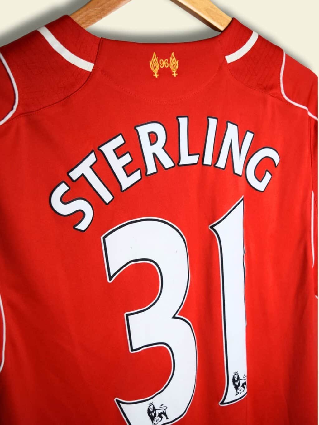 2014 Liverpool Home - Raheem Sterling #31 Large WSTM400 Warrior