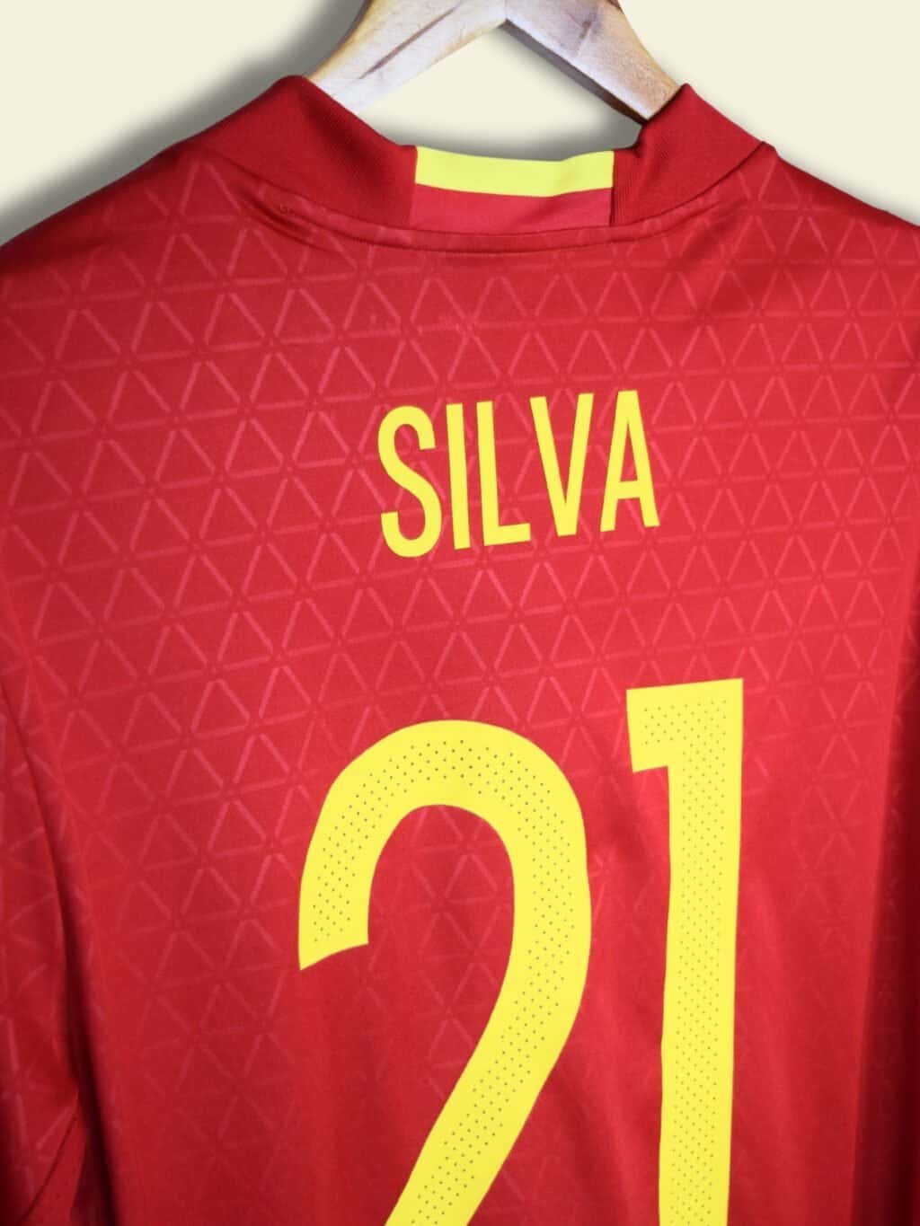 2016 Spain Home - David Silva #21 XL AA5784 Adidas