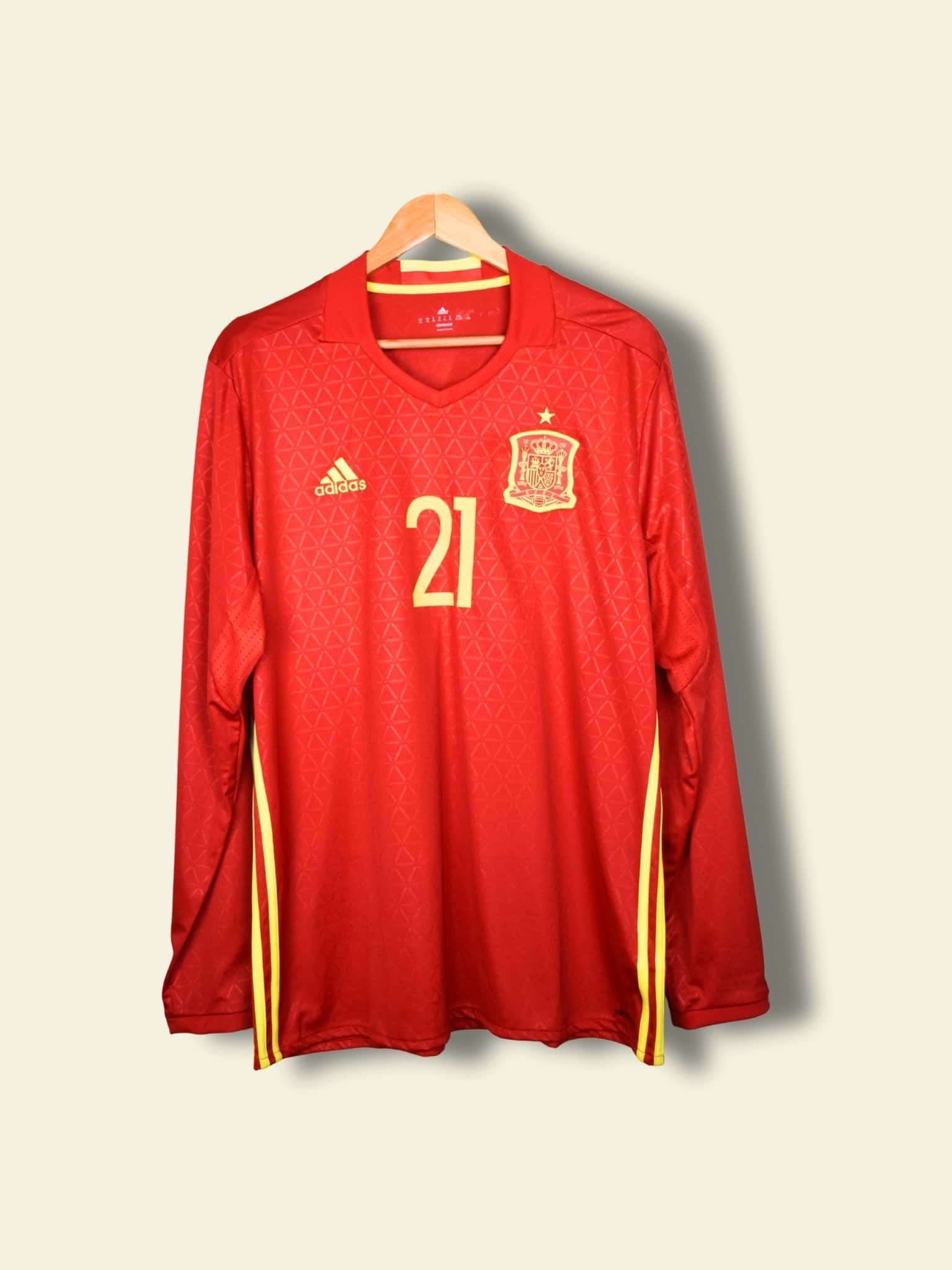 2016 Spain Home - David Silva #21 XL