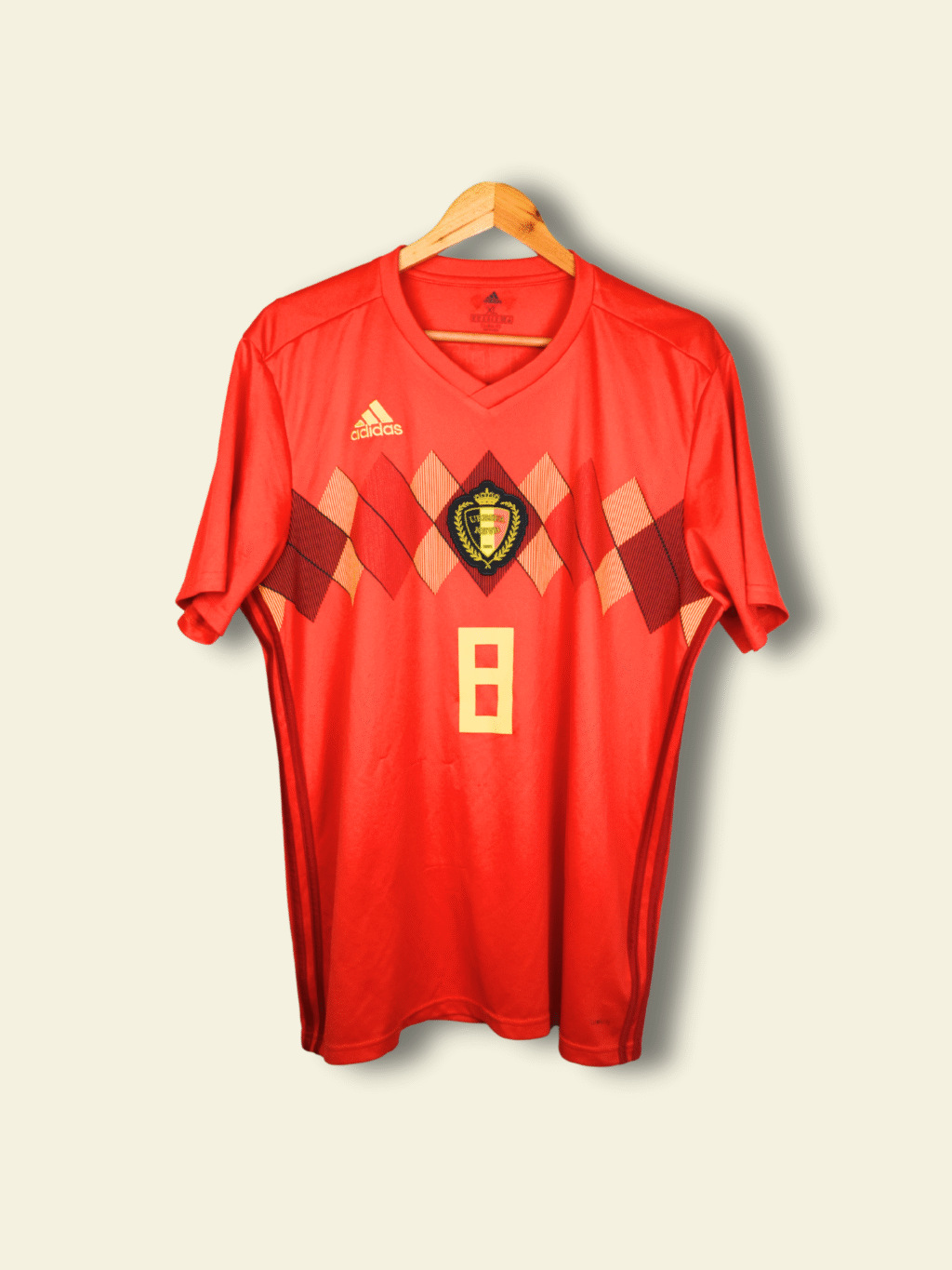 2018 Belgium Home - Marouane Fellaini #8 XL BQ4520 Adidas