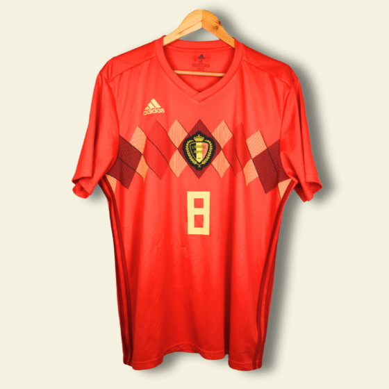2018 Belgium Home - Marouane Fellaini #8 XL BQ4520 Adidas