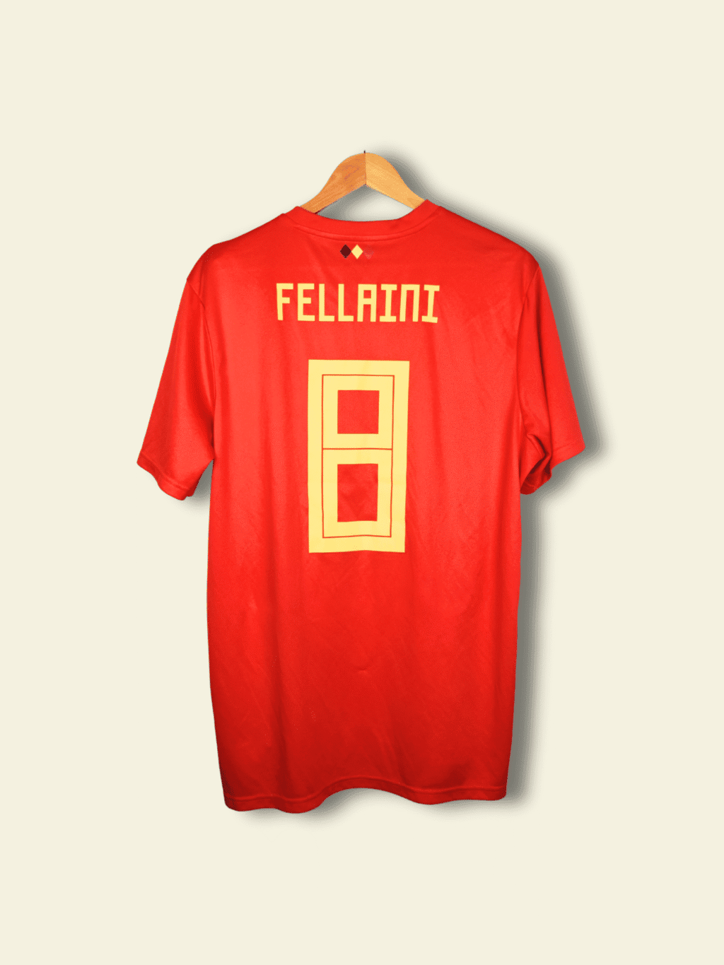 2018 Belgium Home - Marouane Fellaini #8 XL BQ4520 Adidas