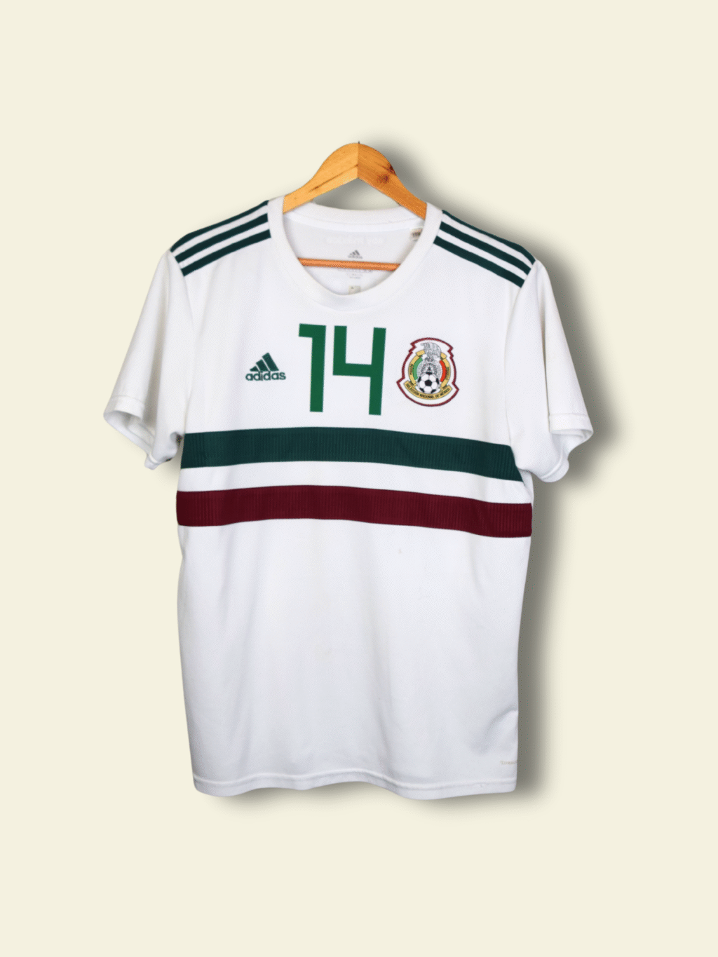 2018 Mexico Away - Javier "Chicharito" Hernandez #14 Large BQ4689 Adidas