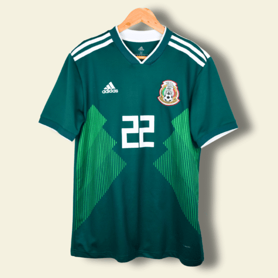 2018 Mexico Home - Hirving Lozano #22 Medium BQ4701 Adidas