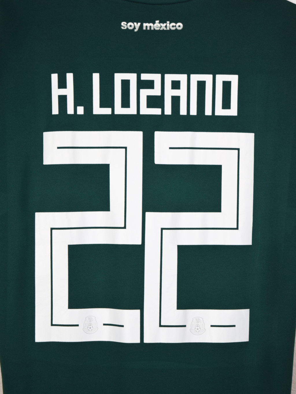 2018 Mexico Home - Hirving Lozano #22 Medium BQ4701 Adidas