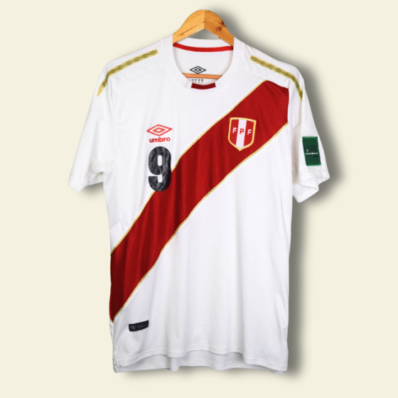 2018 Peru Home - Paolo Guerrero #9 Large no-mpn