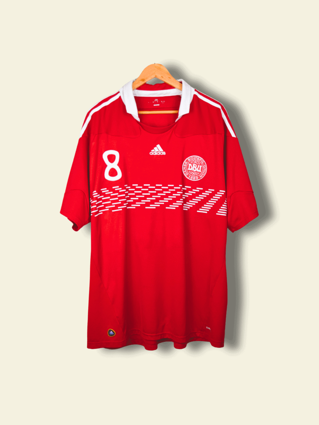 2010 Denmark Home - Christian Eriksen #8 XXL P47099 Adidas
