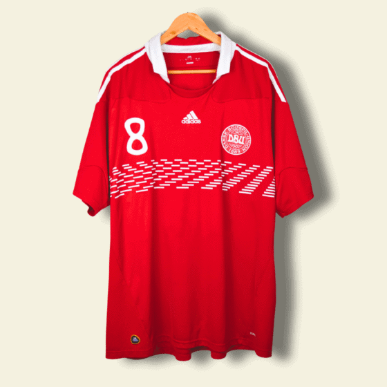 2010 Denmark Home - Christian Eriksen #8 XXL P47099 Adidas