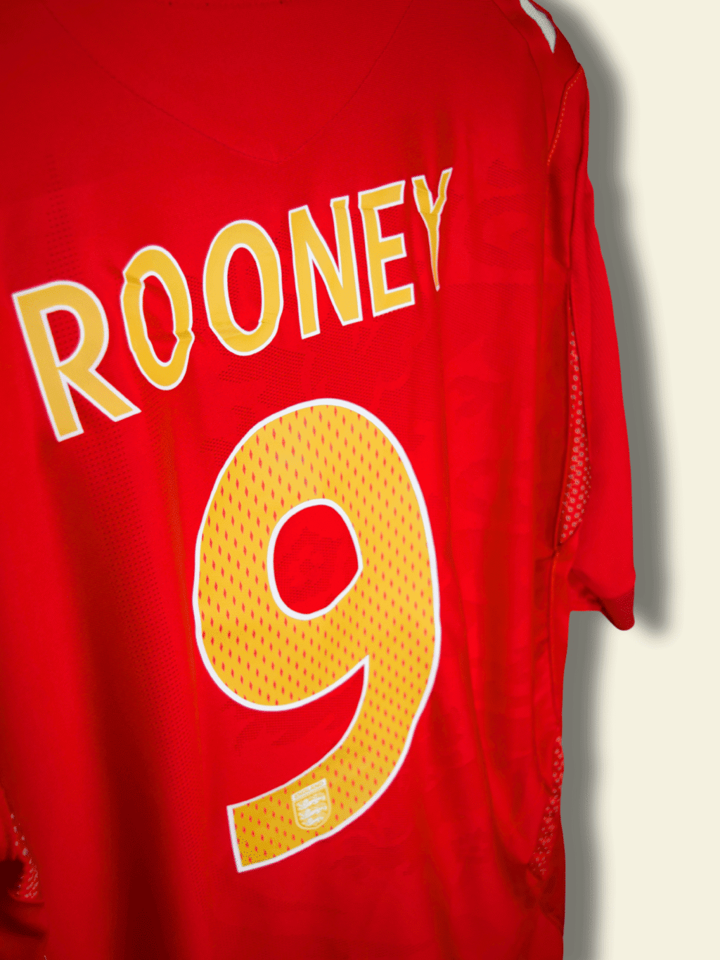 2004 England Away - Wayne Rooney #9 Large no-mpn