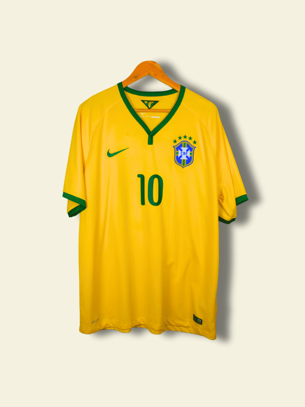 2014 Brazil home - Neymar Jr #10 XXL 575280-703 Nike