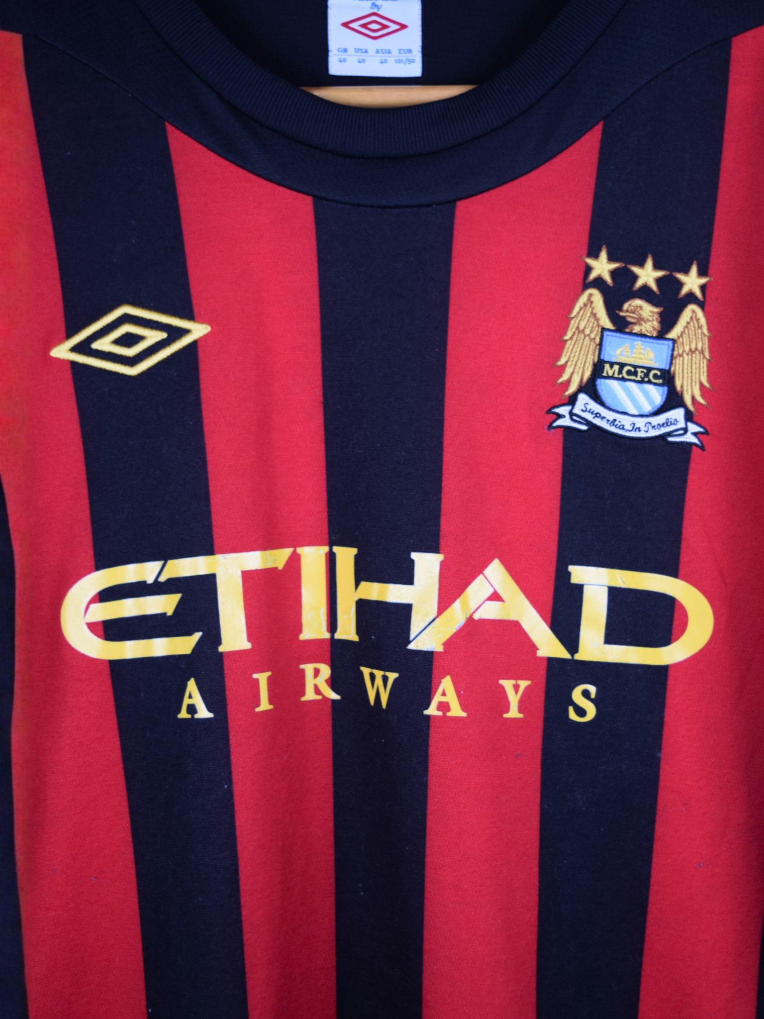 2011 Manchester City Away - Sergio Aguero #16 Medium no-mpn