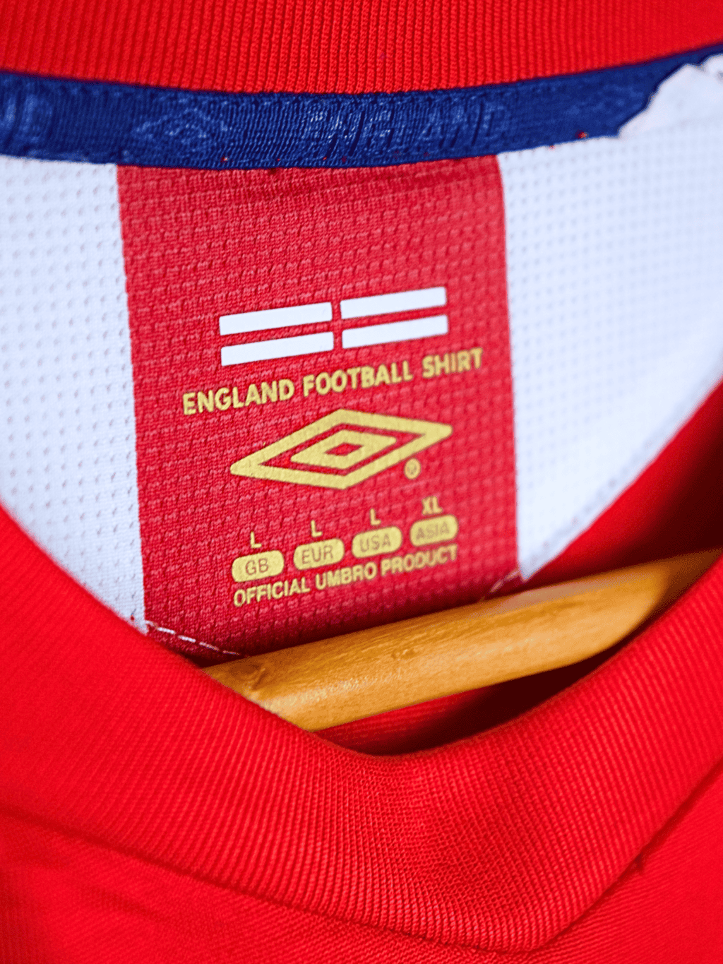 2004 England Away – Wayne Rooney #9 Large no-mpn3