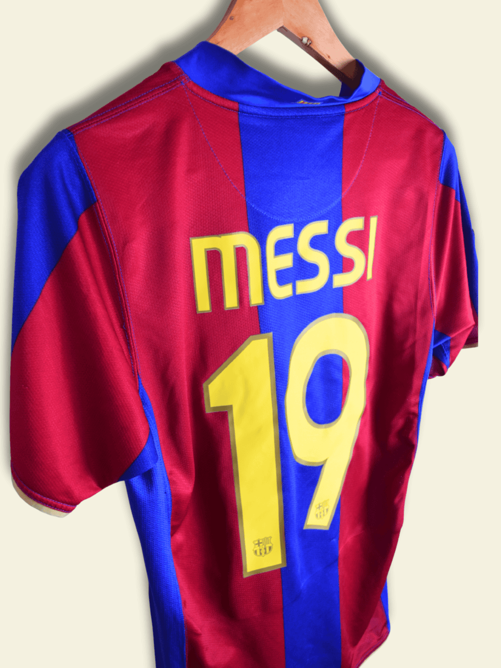 2007 Barcelona Home – Lionel Messi #19 Small 237741-655 Nike6