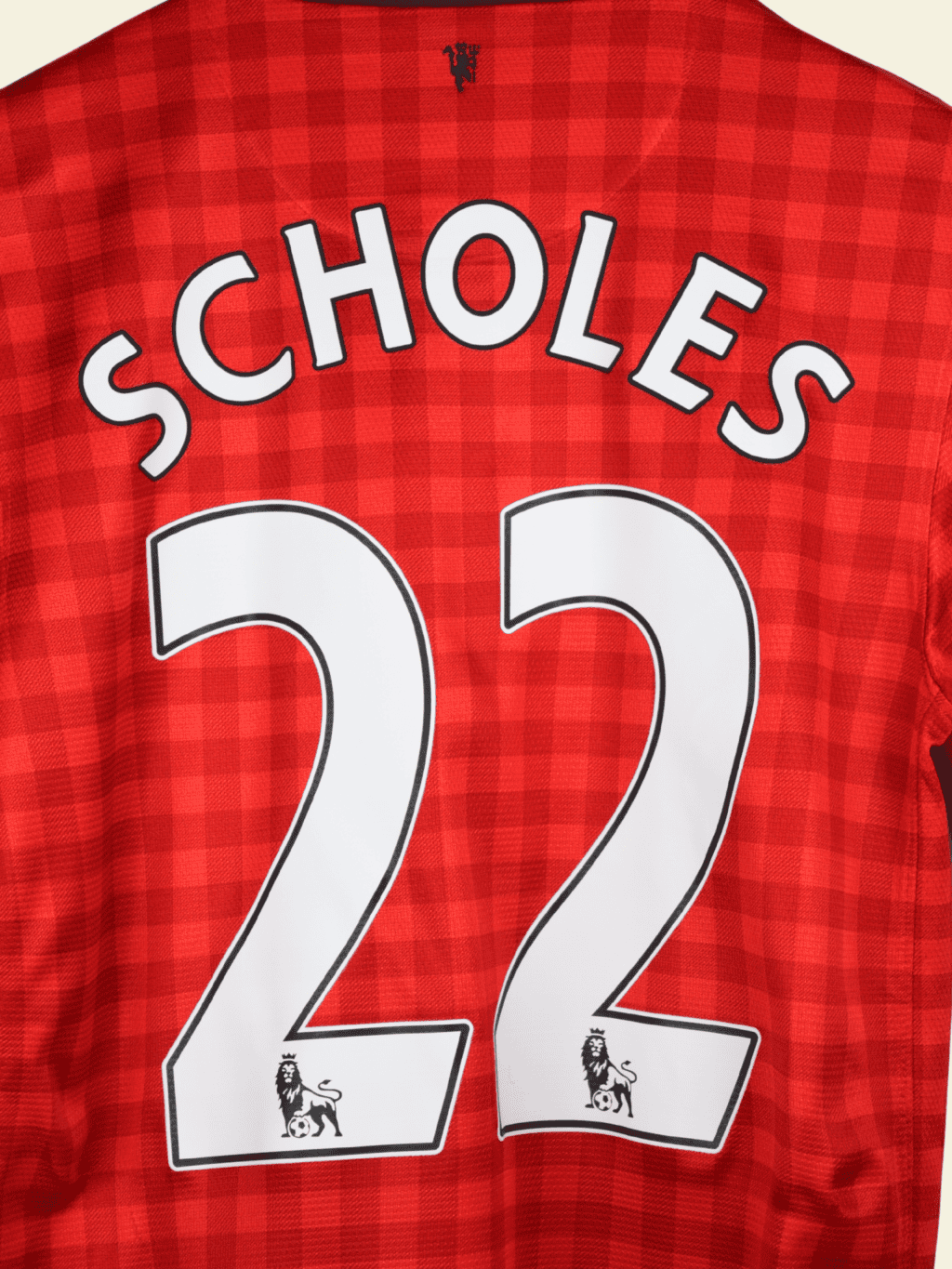 2012 Manchester United Home – Paul Scholes #22 Small 479278-623 Nike4