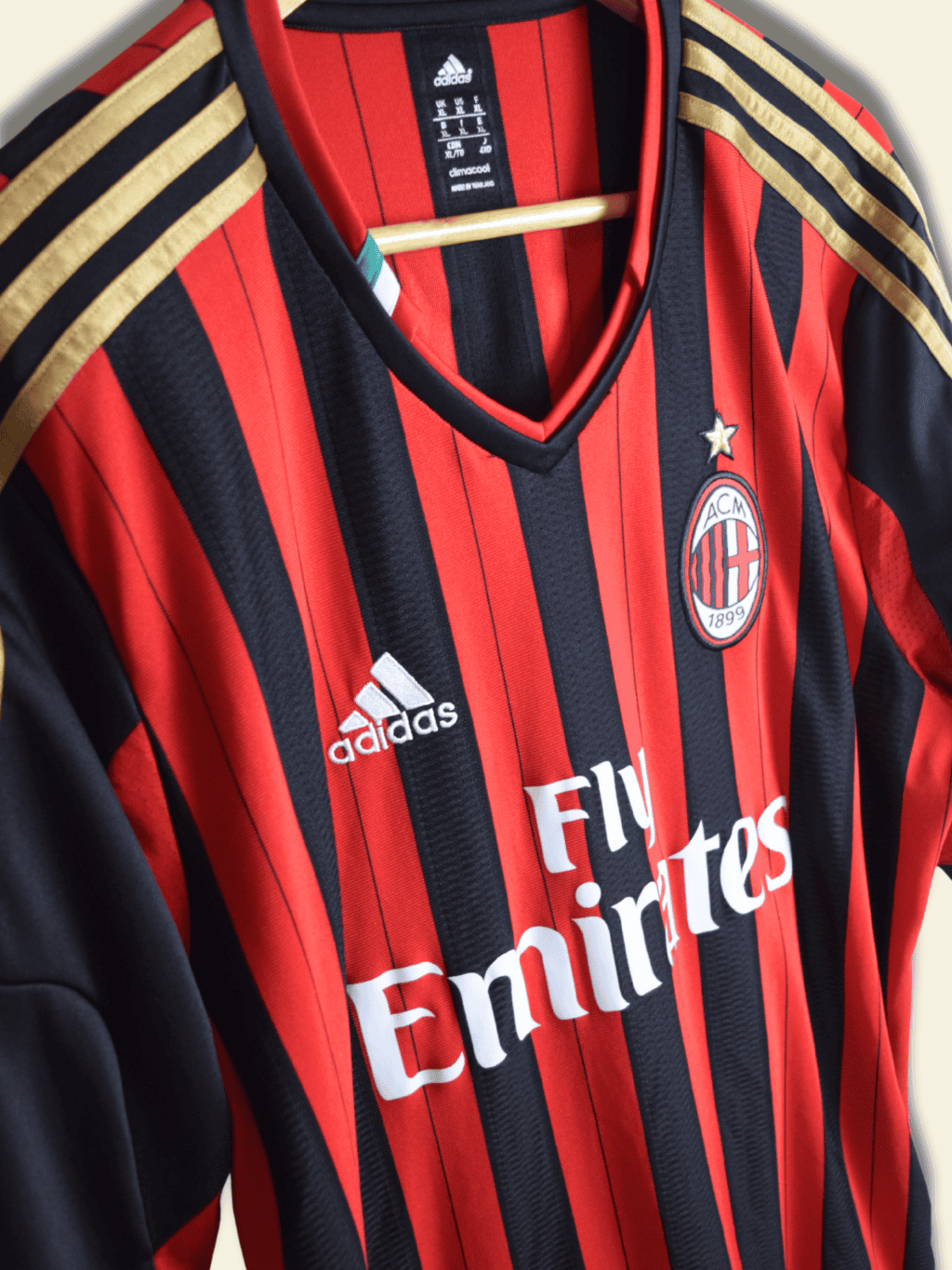 2013 AC Milan Home – Kaka #22 XL G77255 Adidas5