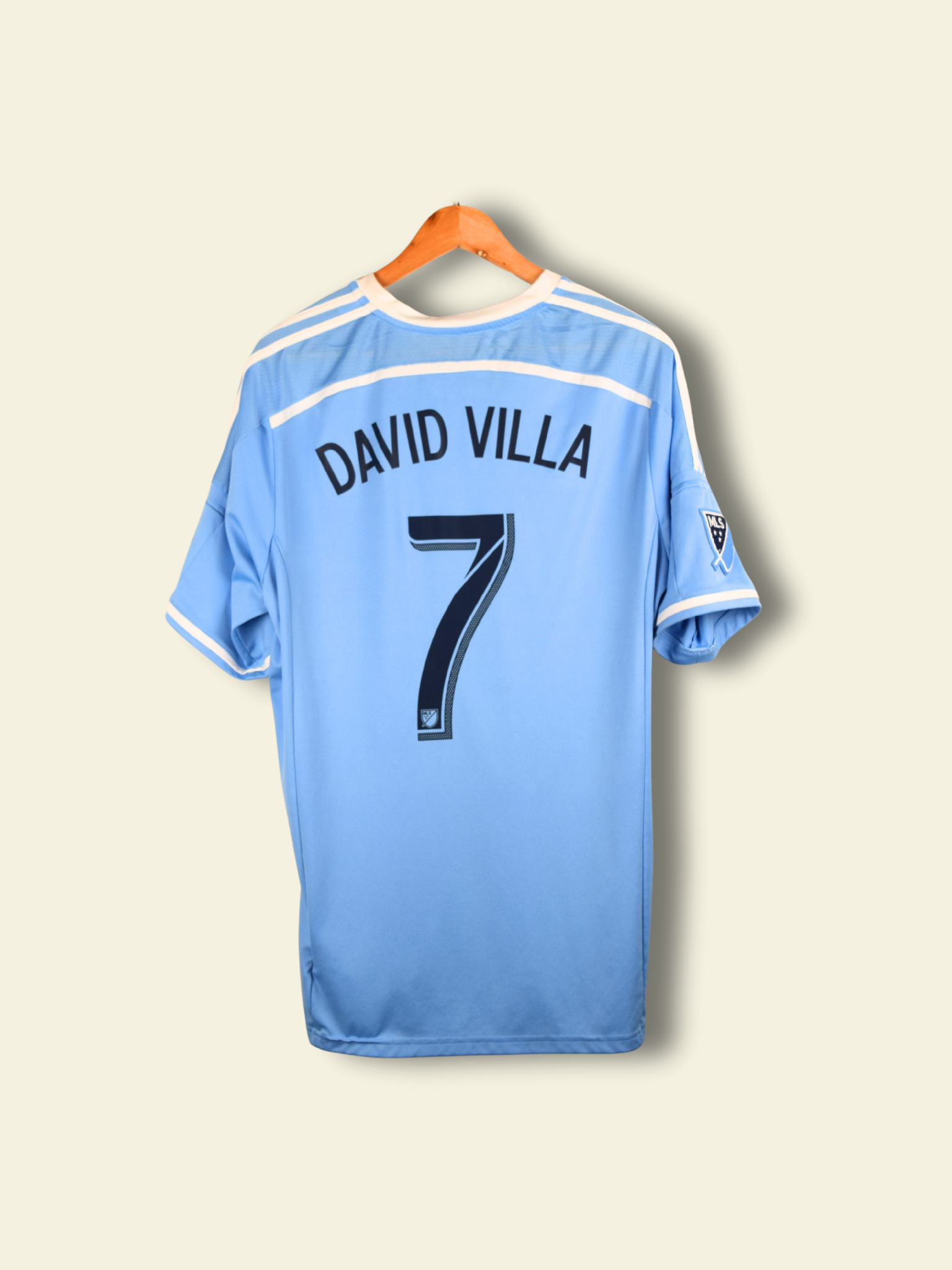 2015 NYC FC Home - David Villa #7 XL A99080 Adidas