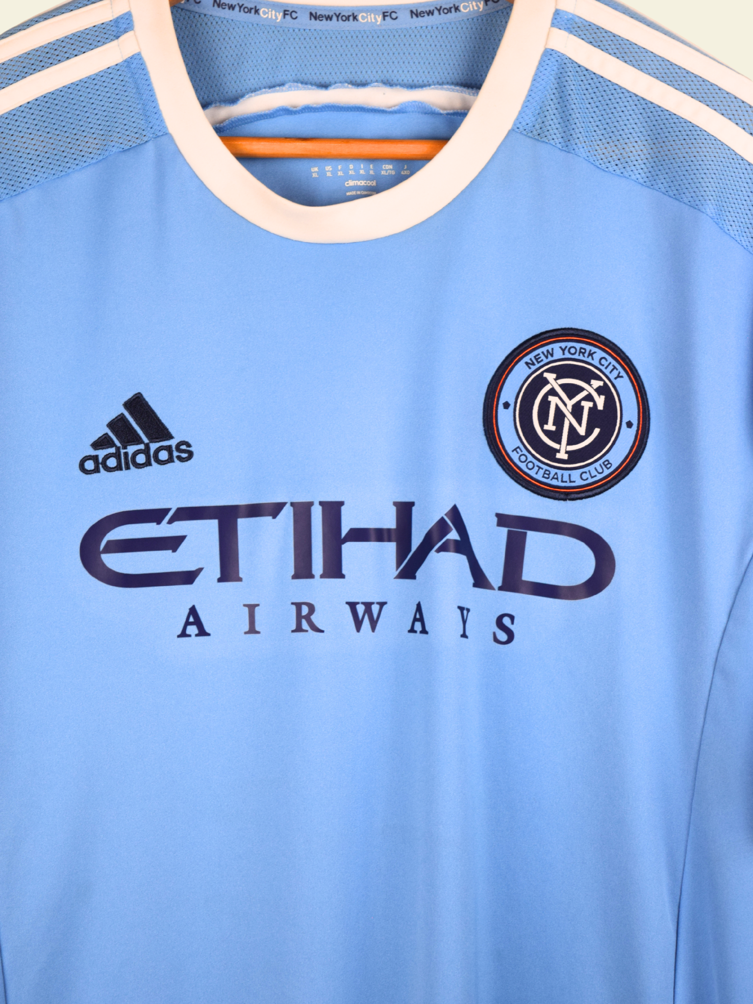 2015 NYC FC Home - David Villa #7 XL A99080 Adidas