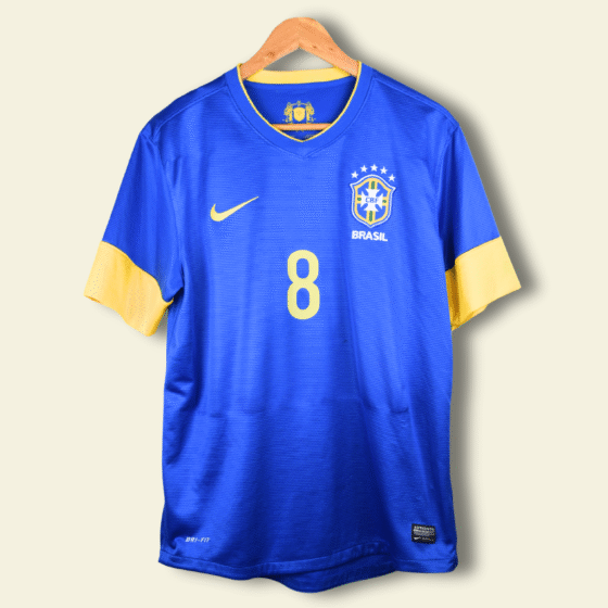 2012 Brazil Away - Kaka #8 Medium 447936-493 Nike
