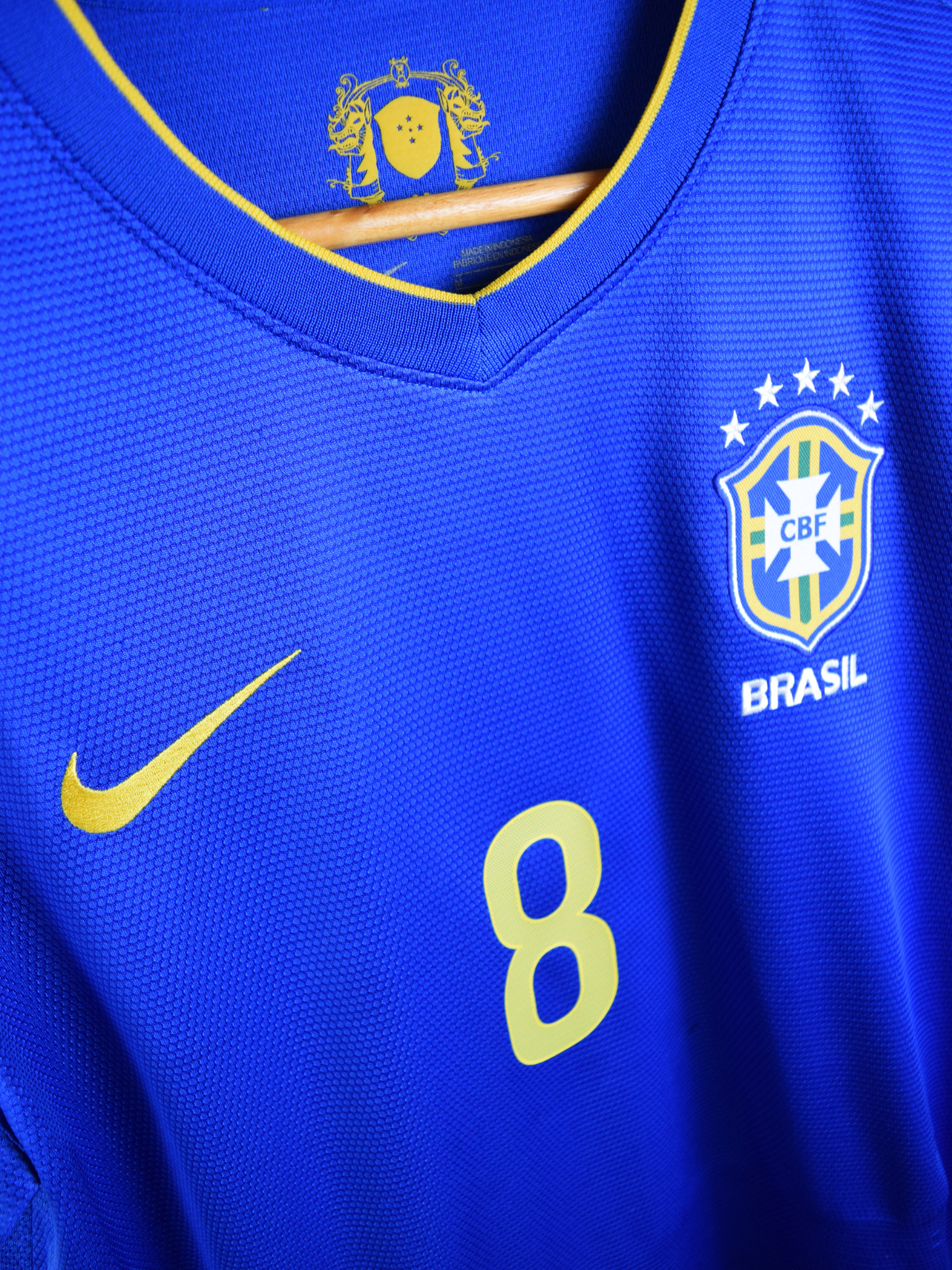 2012 Brazil Away - Kaka #8 Medium 447936-493 Nike