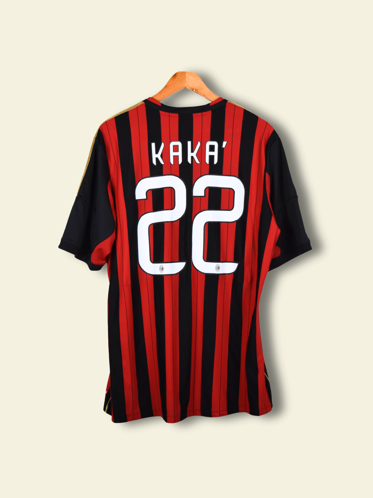 2013 AC Milan Home - Kaka #22 XL G77255 Adidas