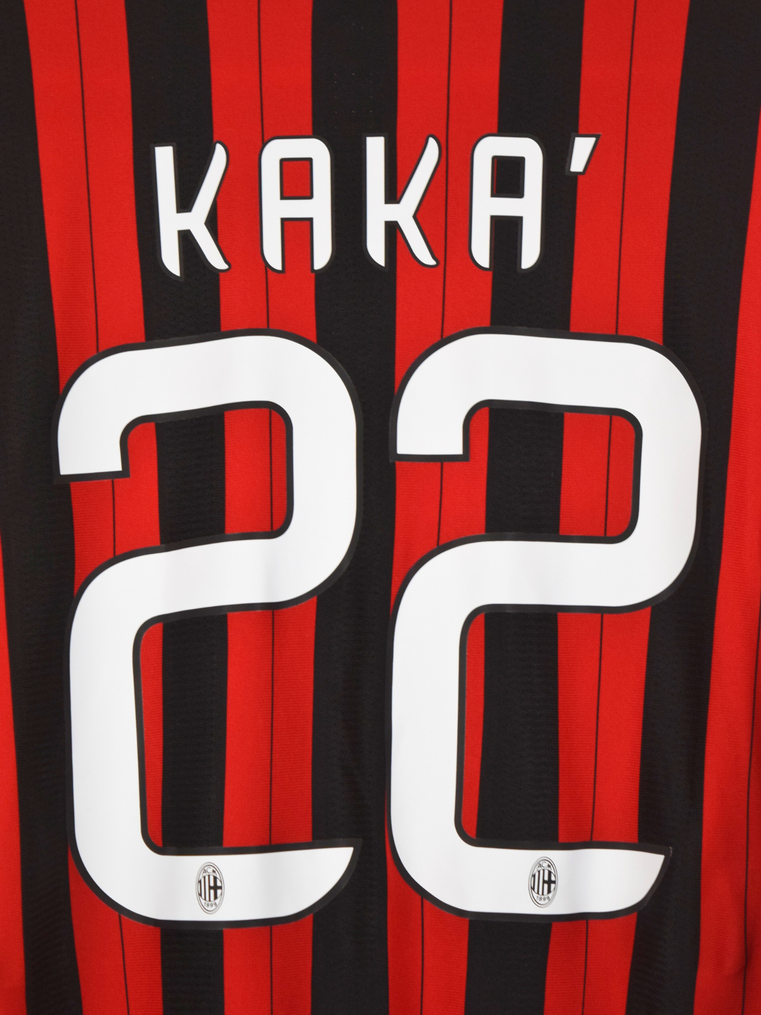 2013 AC Milan Home - Kaka #22 XL G77255 Adidas