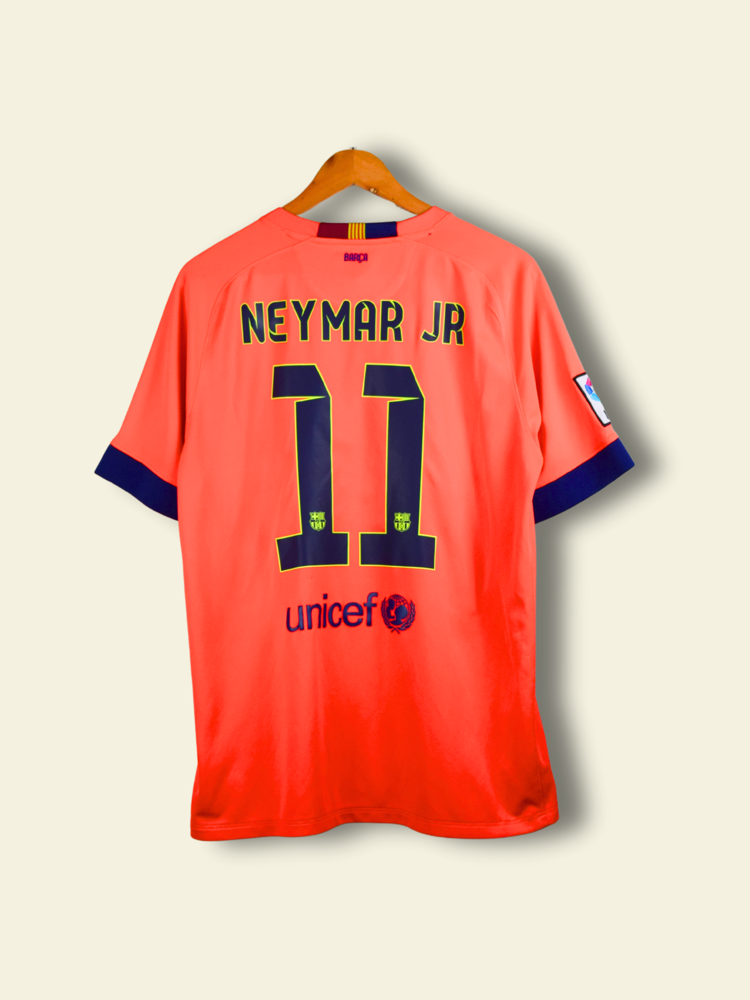 2014 Barcelona Away - Neymar Jr #11 Large 610595-672 Nike