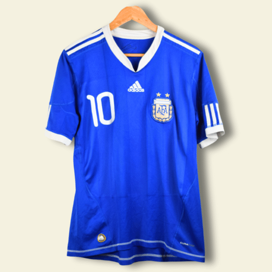 2010 Argentina Away - Lionel Messi #10 Medium P47093 Adidas