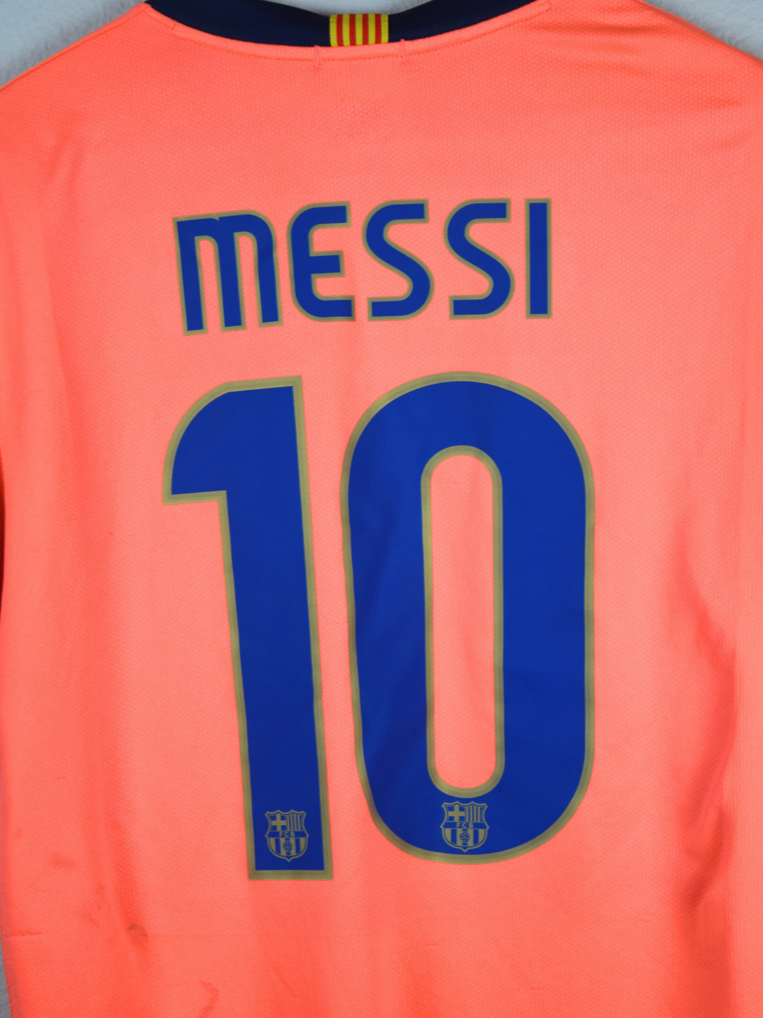 2008 Barcelona Away - Lionel Messi #10 Medium 355020-870 Nike