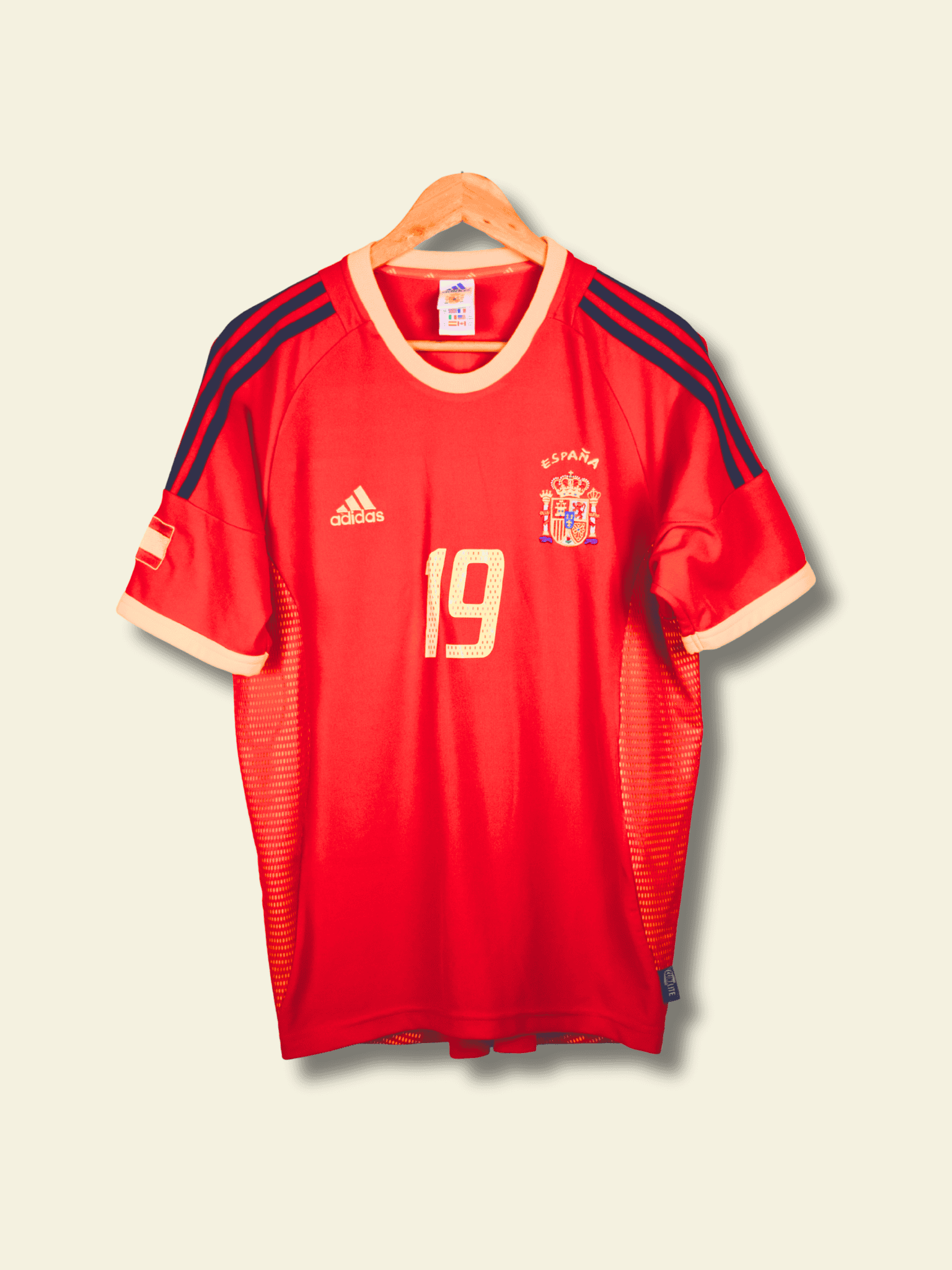 2002 Spain Home - Xavi #19 Small