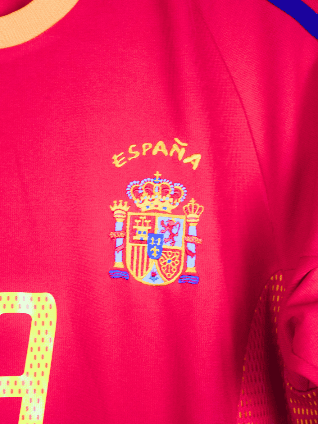 2002 Spain Home – Xavi #19 Small 298547 Adidas5