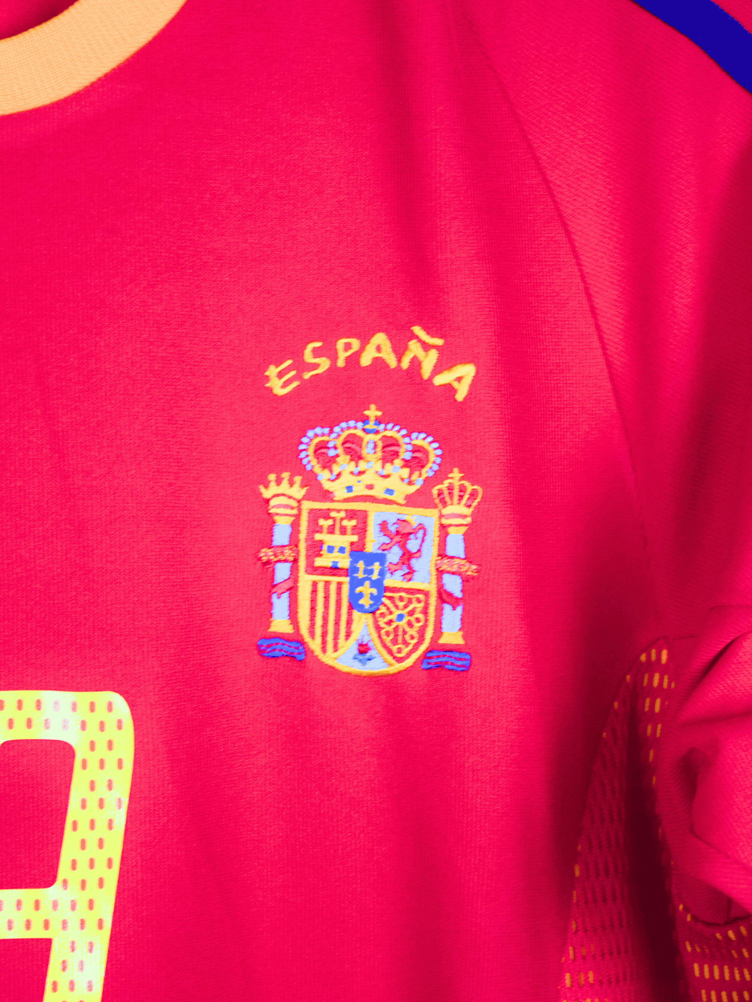 2002 Spain Home – Xavi #19 Small 298547 Adidas5