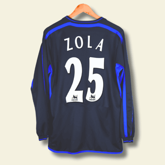 2002 Chelsea Away - Gianfranco Zola #25 Medium
