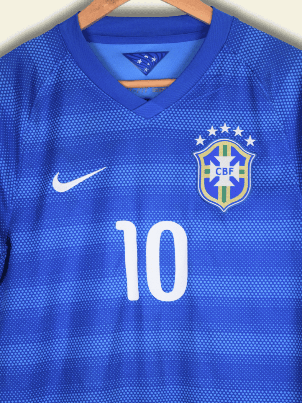 2014 Brazil Away – Neymar Jr #10 Small 5752822-493 Nike4