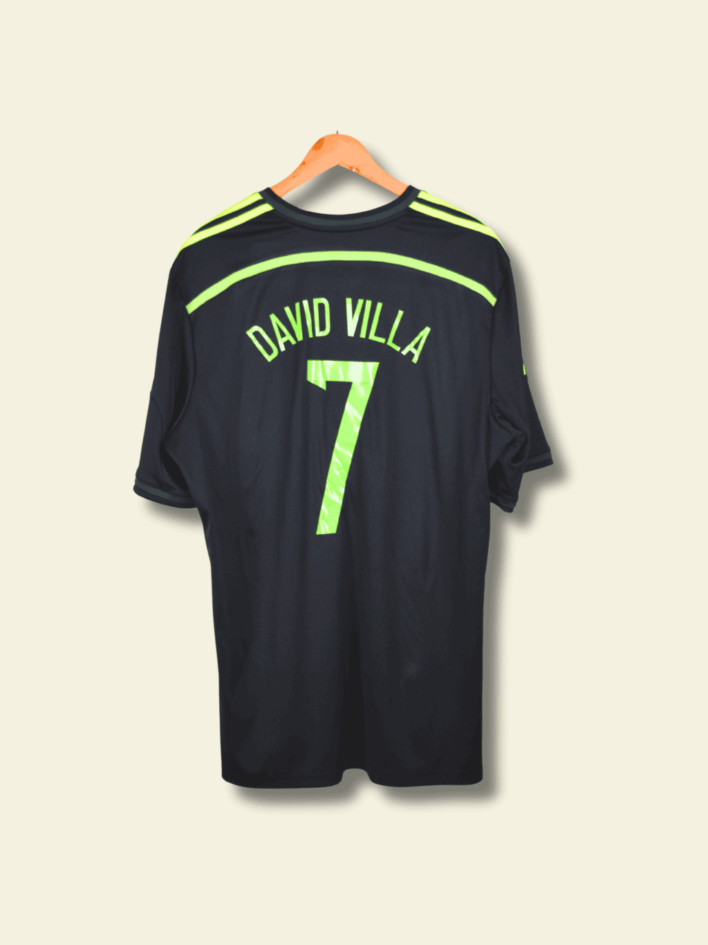 2014 Spain Away – David Villa #7 XXL F39821 Adidas2