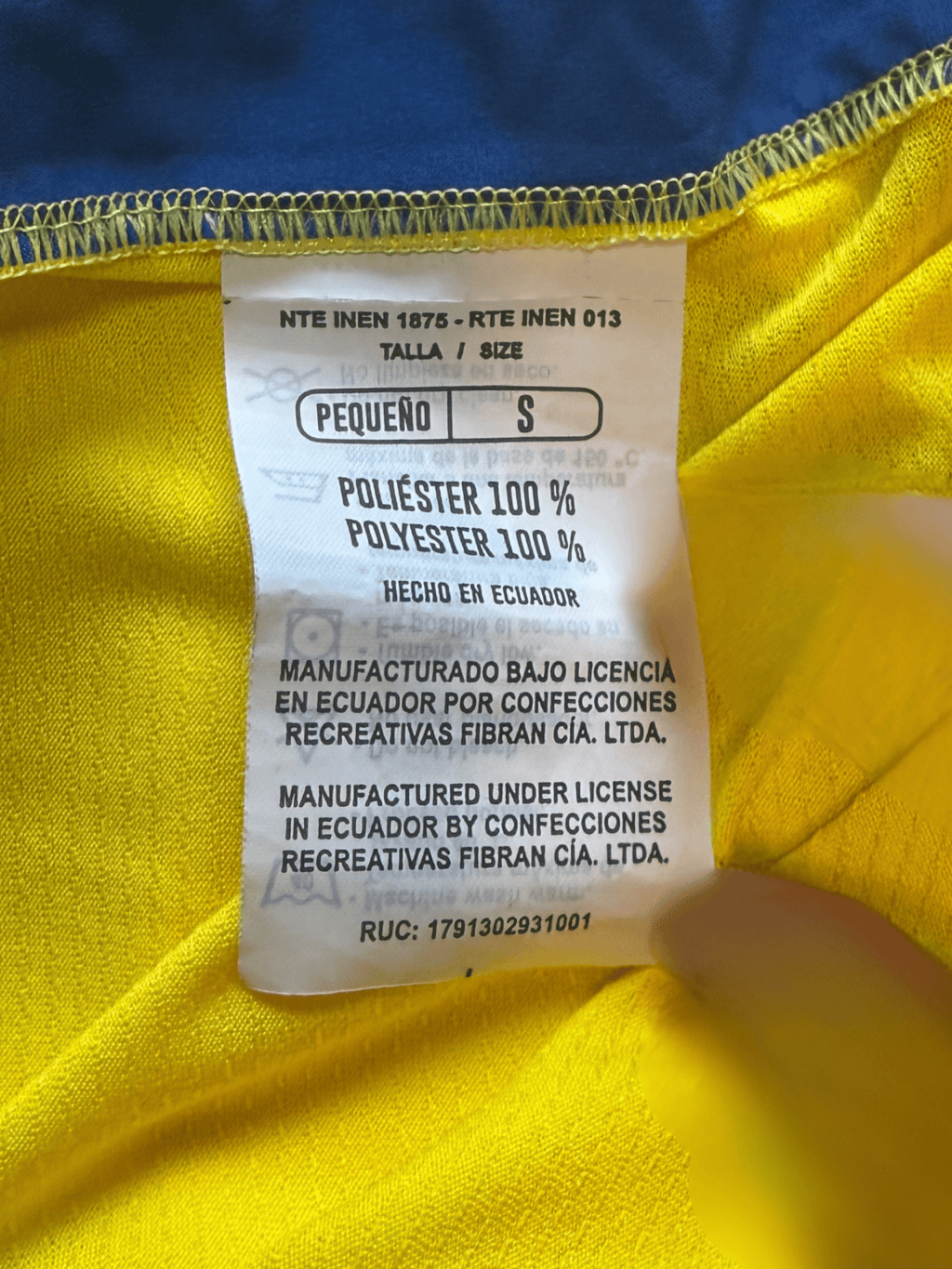 2015 Ecuador Home – Enner Valencia #13 Small RUC 1791302931001 Maraton7