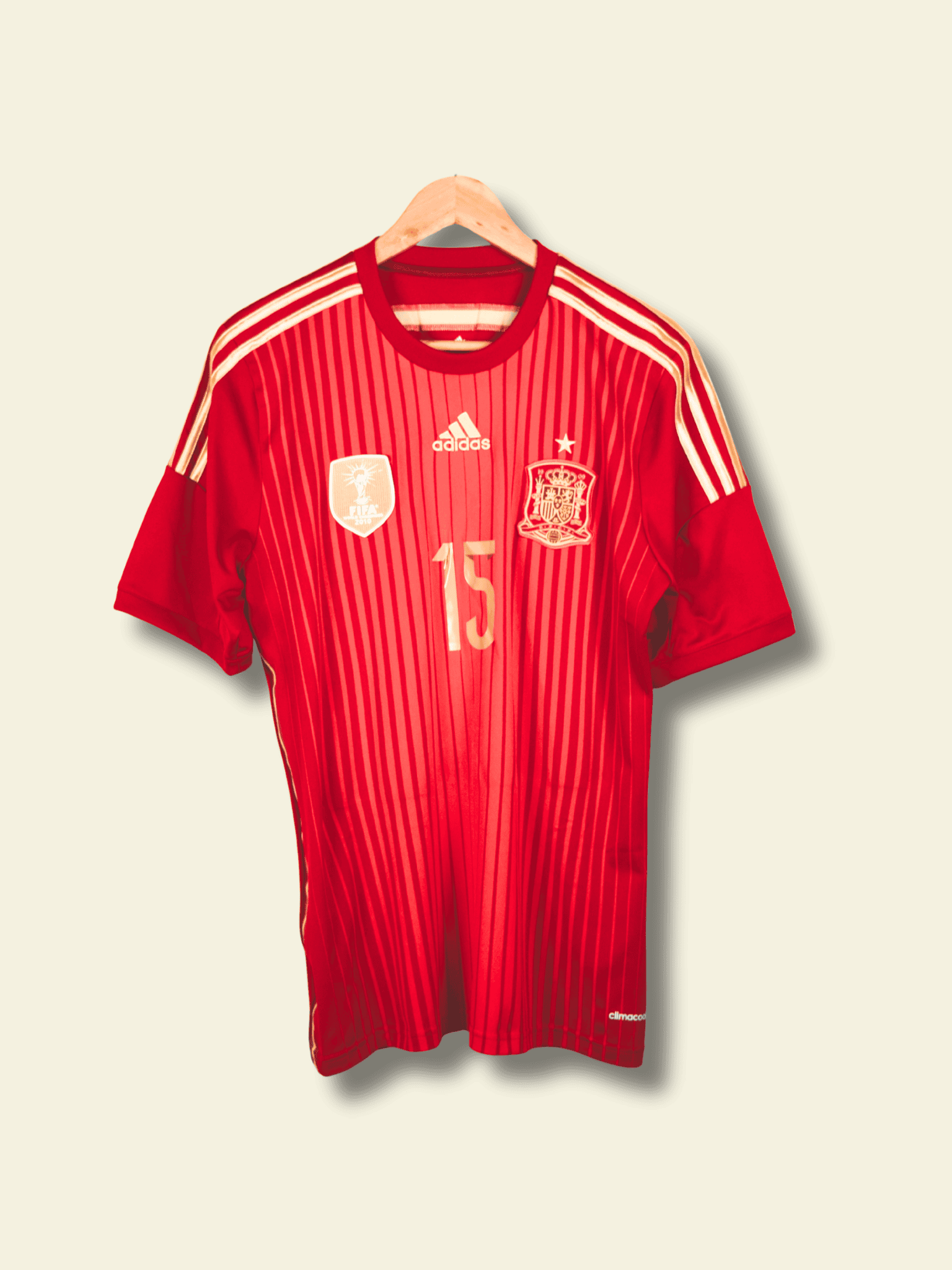 Spain 2014 Home - Sergio Ramos #15 Medium