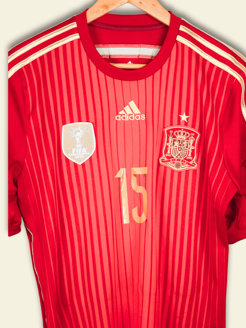 Spain 2014 Home – Sergio Ramos #15 Medium G85279 Adidas3