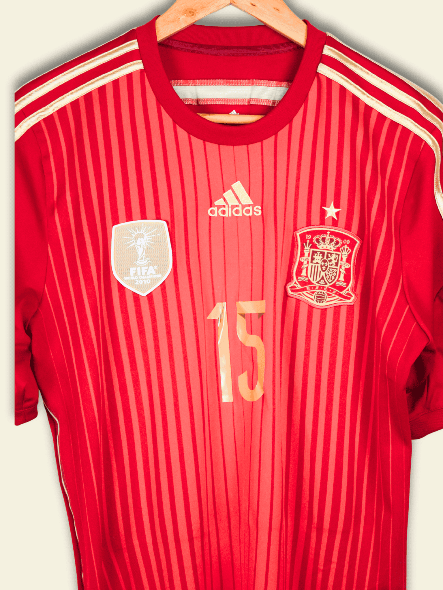 Spain 2014 Home – Sergio Ramos #15 Medium G85279 Adidas3