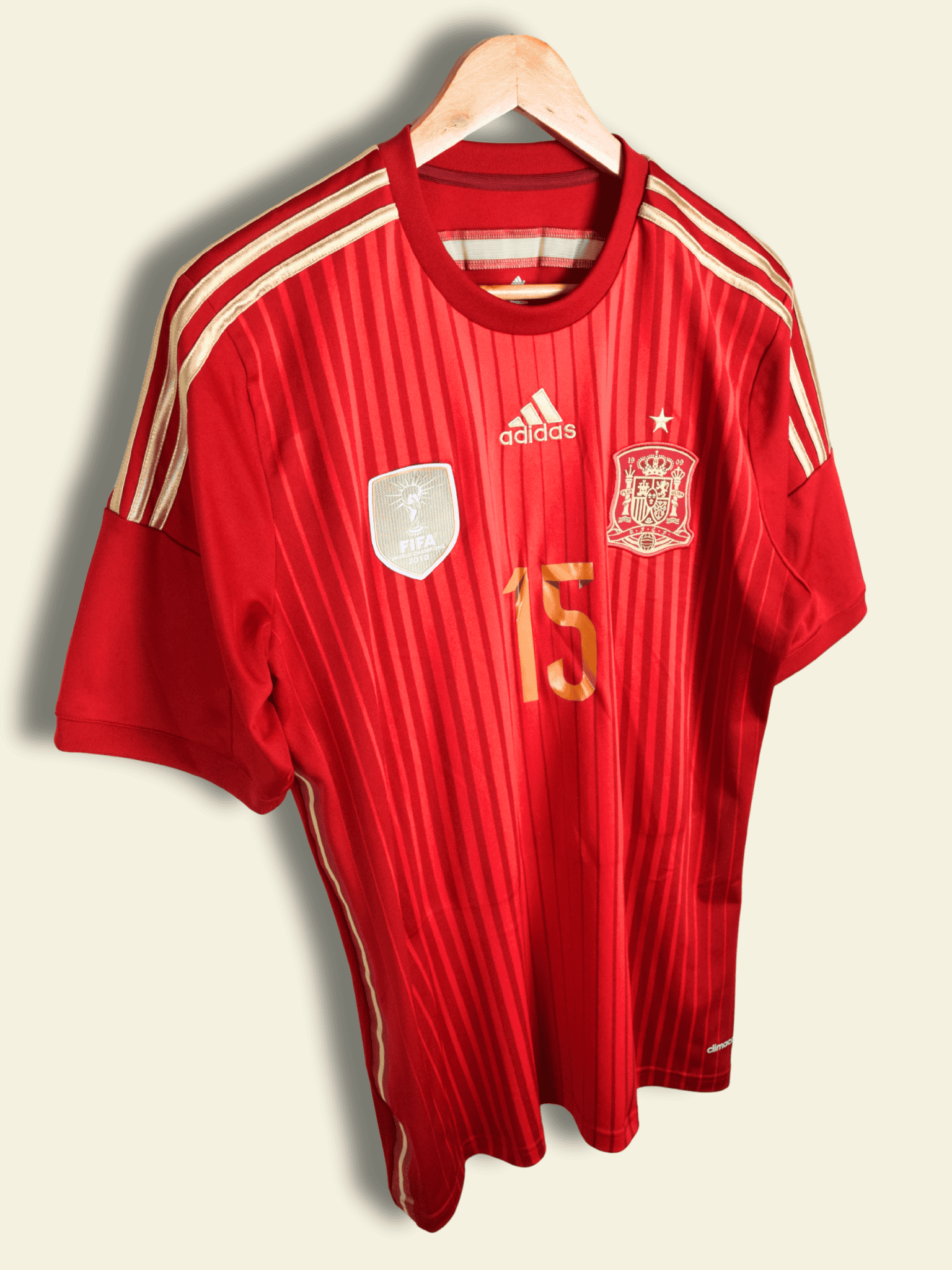 Spain 2014 Home – Sergio Ramos #15 Medium G85279 Adidas5