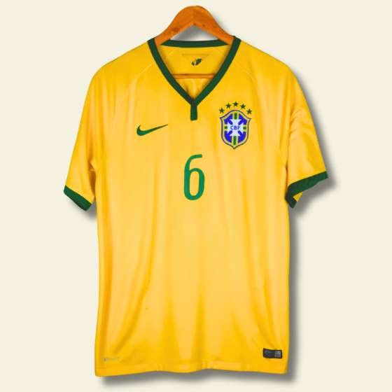 2014 Brazil Home - Marcelo #6 Large no-mpn