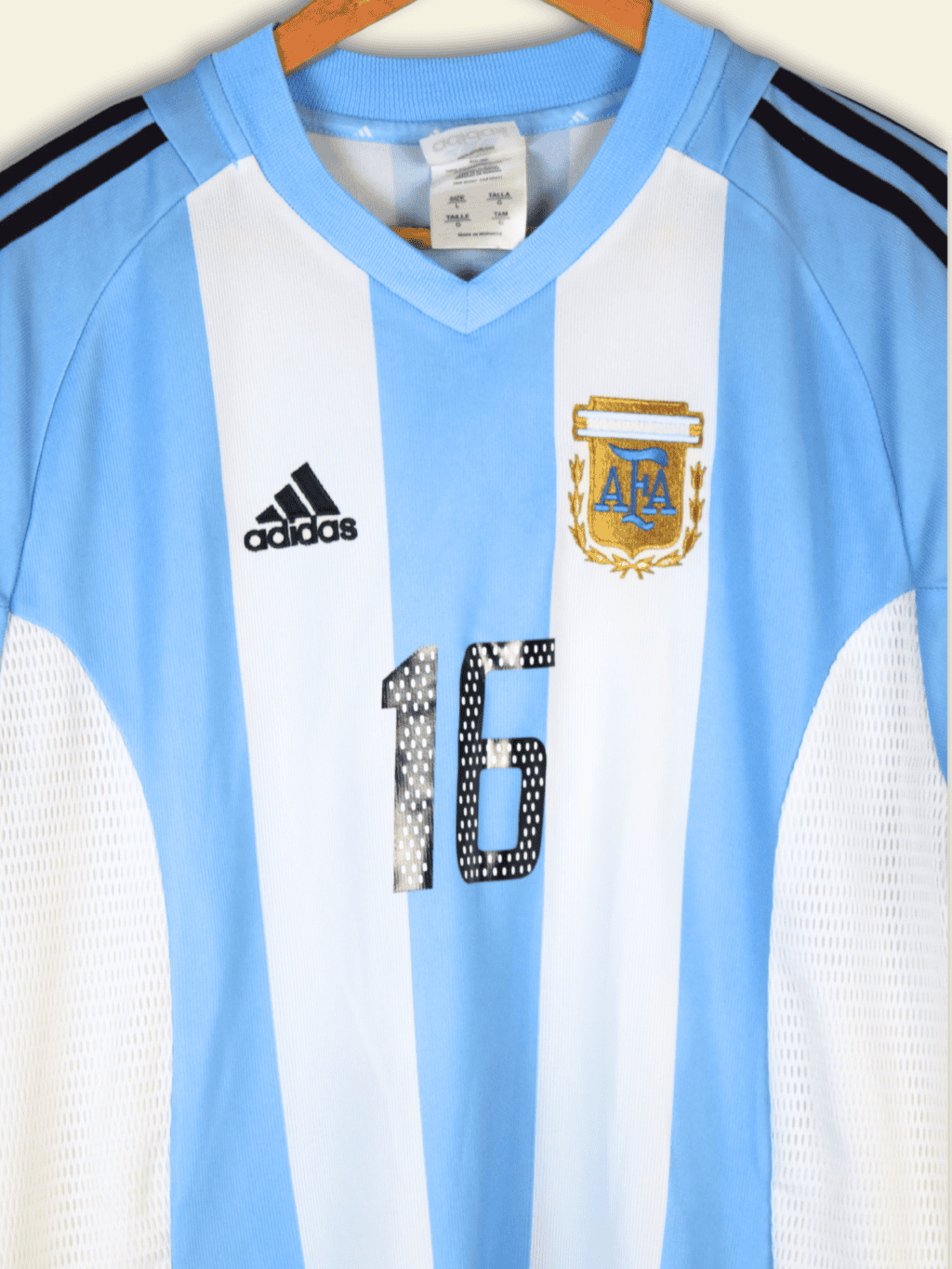 2002 Argentina Home – Pablo Aimar #16 167309 AVG002 Adidas3
