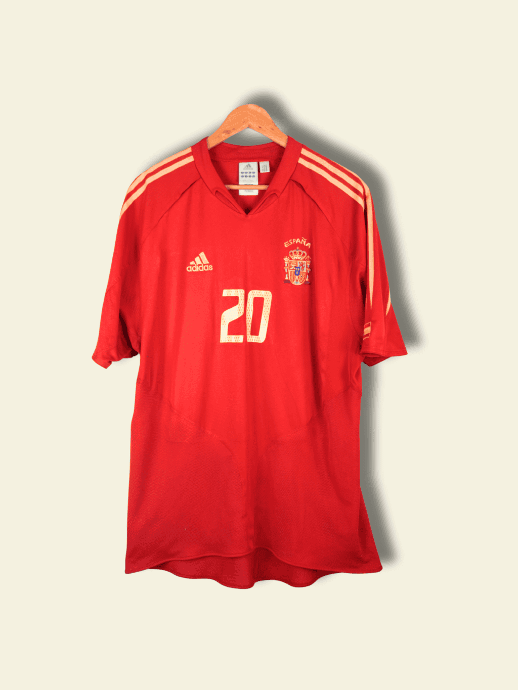 2004 Spain Home – Xavi #20 XL 600179 Adidas1